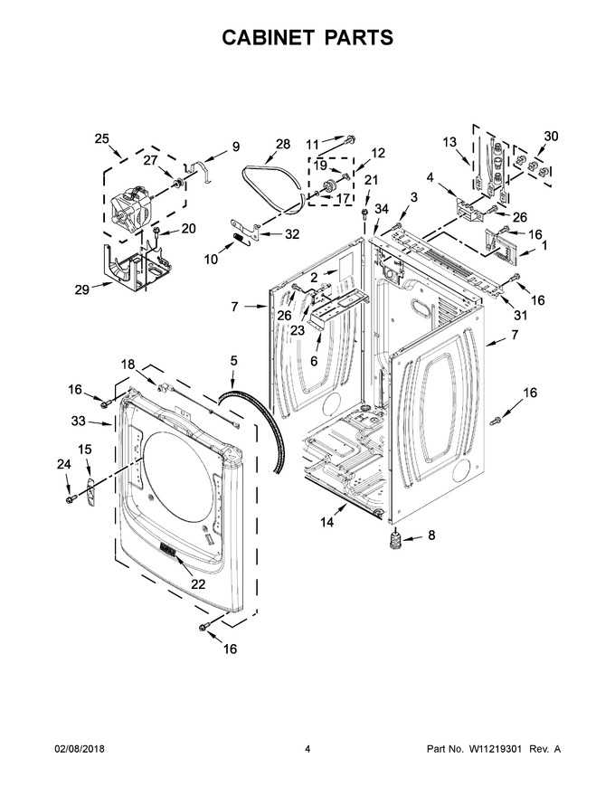 Diagram for MED5500FW2