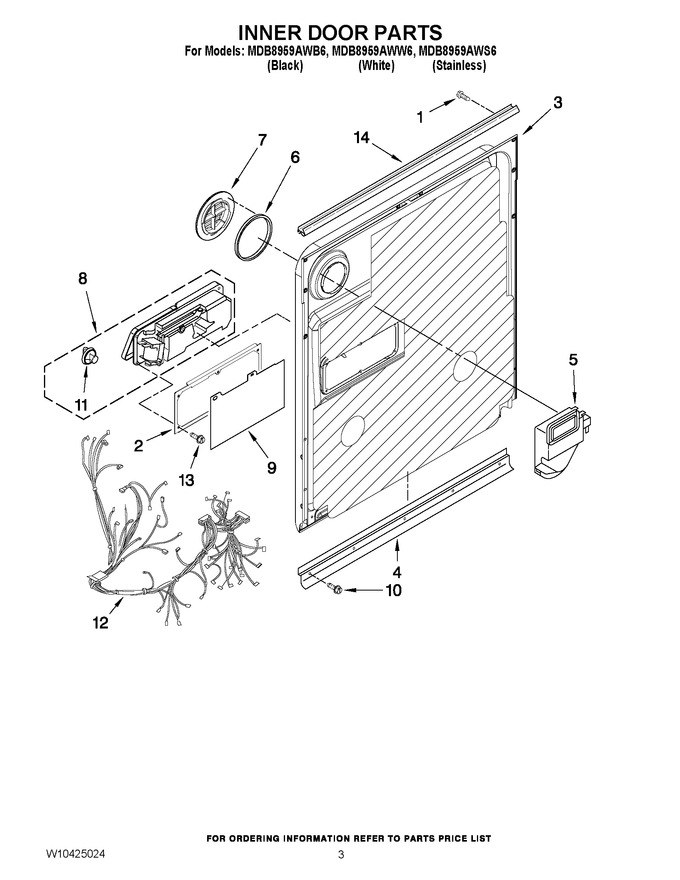 Diagram for MDB8959AWB6