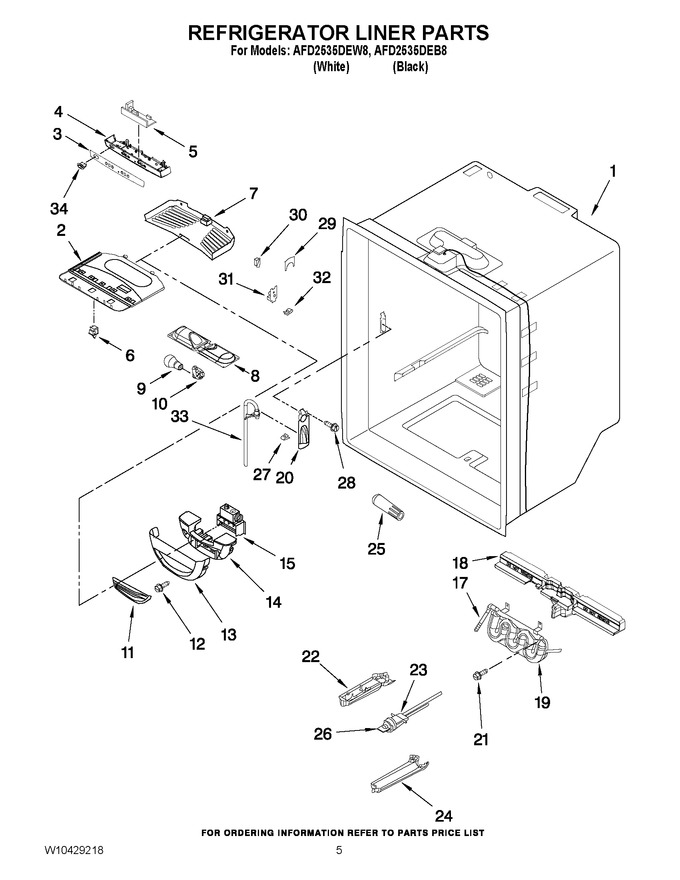 Diagram for AFD2535DEB8
