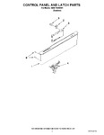 Diagram for 02 - Control Panel And Latch Parts