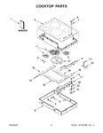 Diagram for 02 - Cooktop Parts