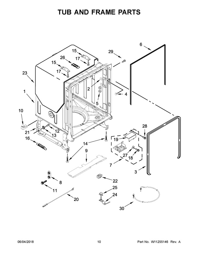 Diagram for MDB4949SHW0