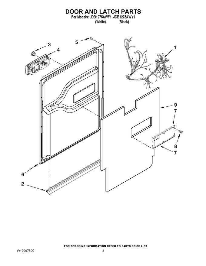 Diagram for JDB1275AWF1