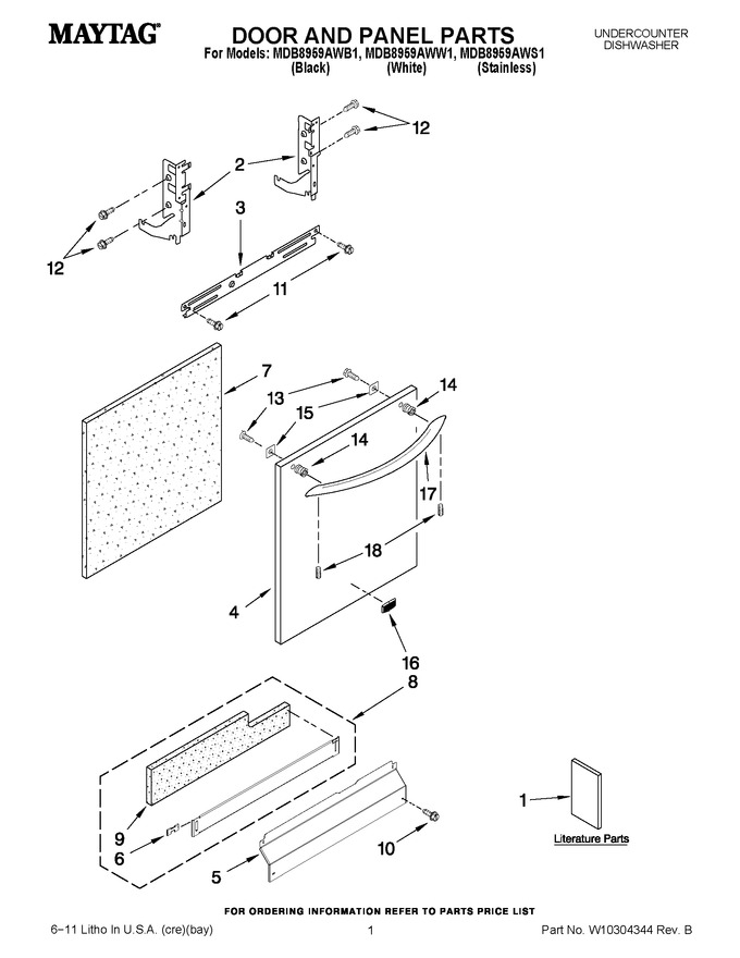 Diagram for MDB8959AWS1