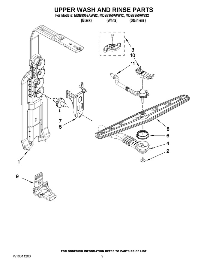 Diagram for MDB8959AWW2
