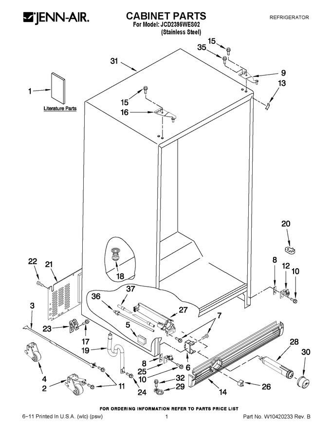 Diagram for JCD2395WES02
