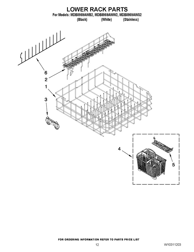 Diagram for MDB8959AWW2