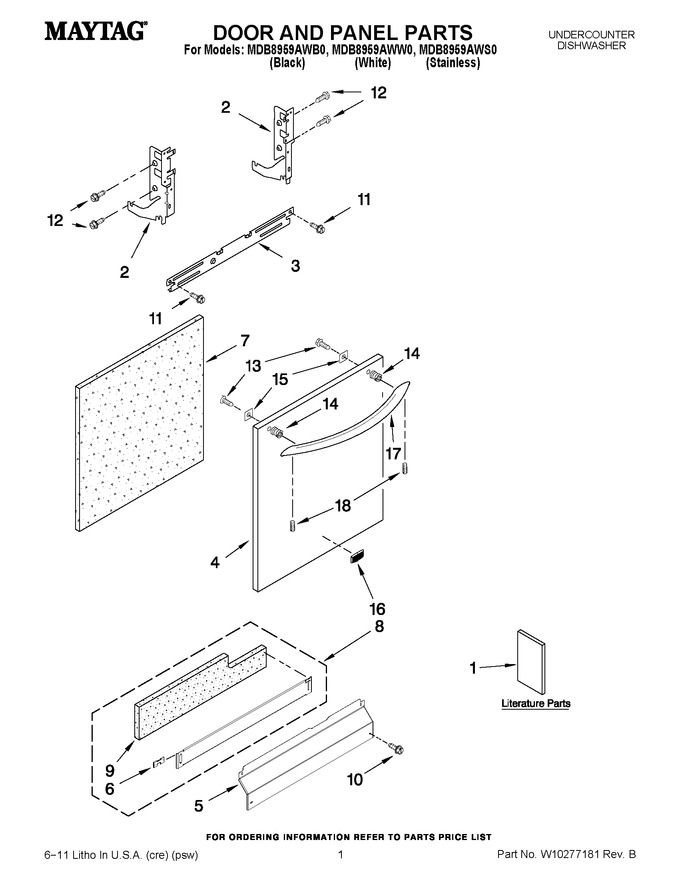 Diagram for MDB8959AWS0