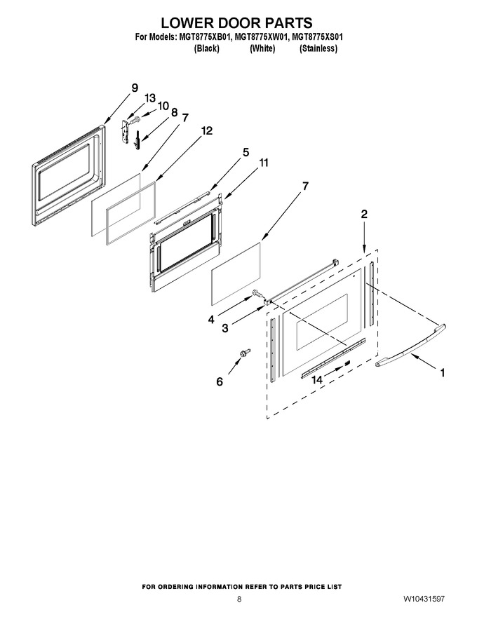 Diagram for MGT8775XW01