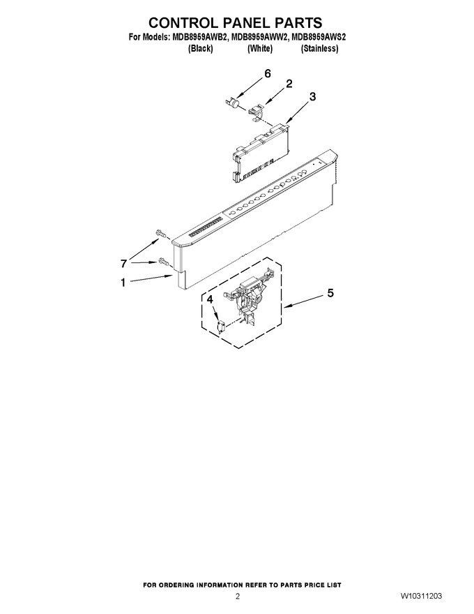Diagram for MDB8959AWW2