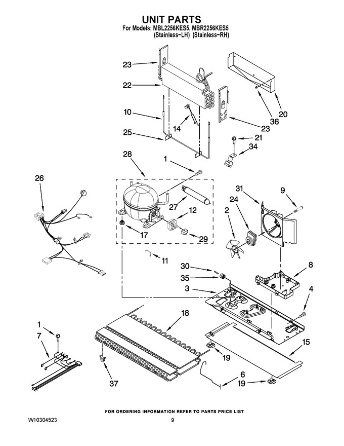 Diagram for MBR2256KES5