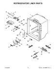 Diagram for 03 - Refrigerator Liner Parts