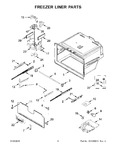 Diagram for 04 - Freezer Liner Parts