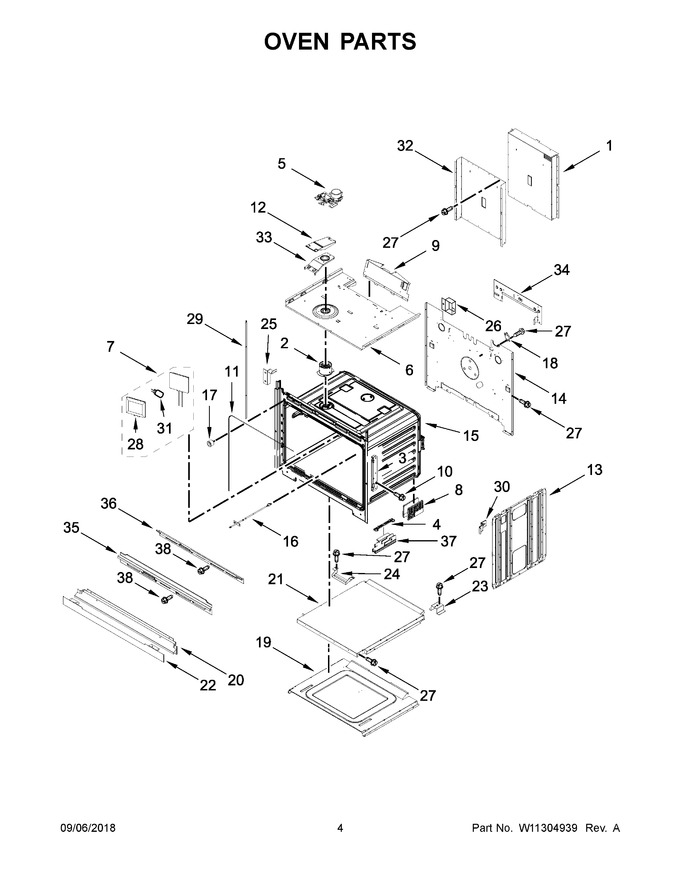 Diagram for JJW2730DS03