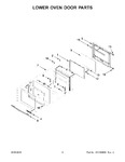 Diagram for 05 - Lower Oven Door Parts