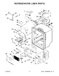 Diagram for 03 - Refrigerator Liner Parts
