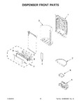 Diagram for 09 - Dispenser Front Parts