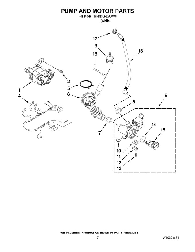 Diagram for MHN30PDAXW0