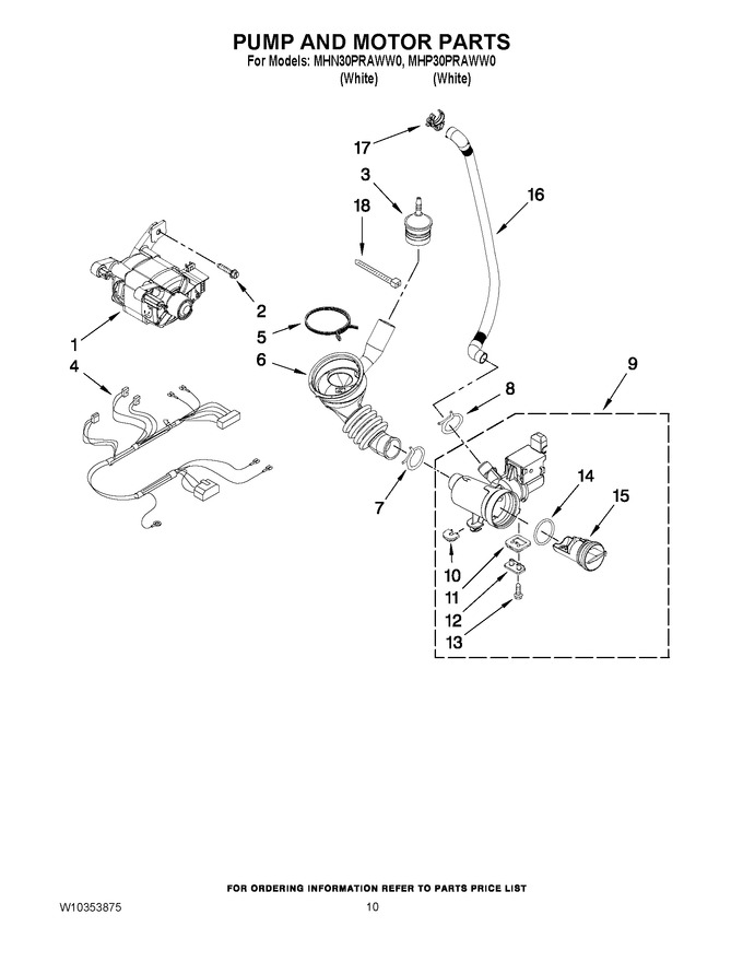 Diagram for MHP30PRAWW0