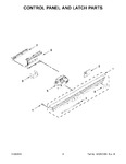 Diagram for 03 - Control Panel And Latch Parts
