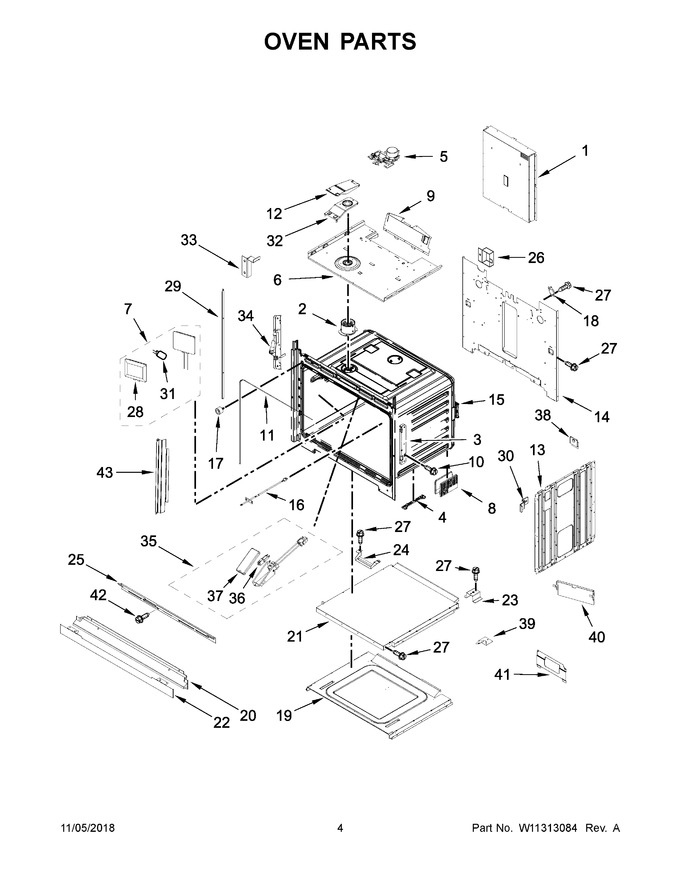 Diagram for JJW3430DB03