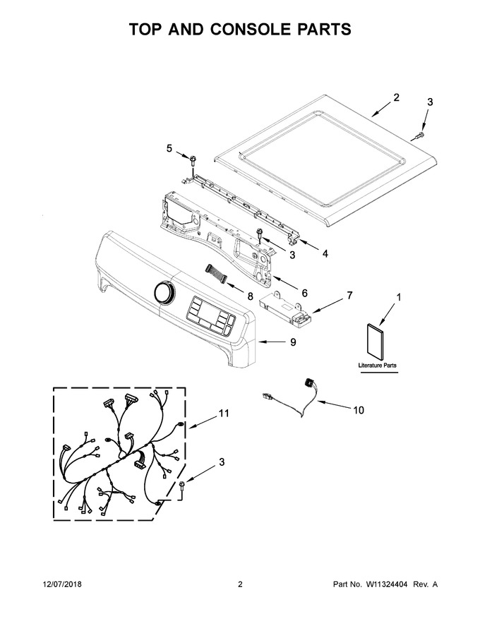 Diagram for MED8630HW0