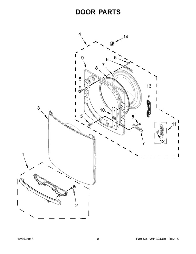 Diagram for MED8630HW0