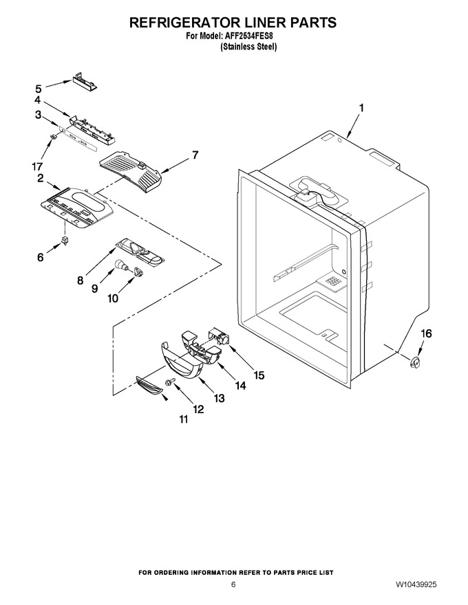 Diagram for AFF2534FES8
