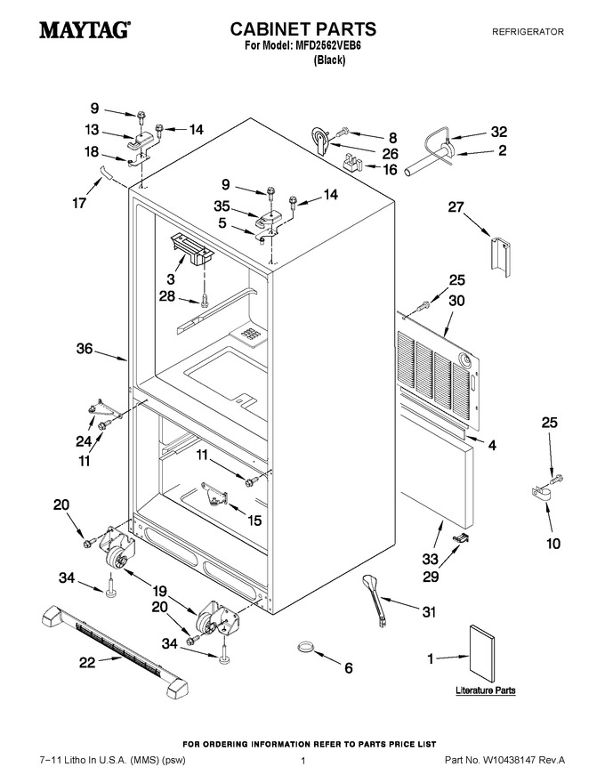 Diagram for MFD2562VEB6