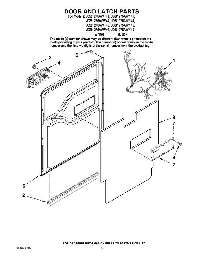 Diagram for JDB1275AWF41