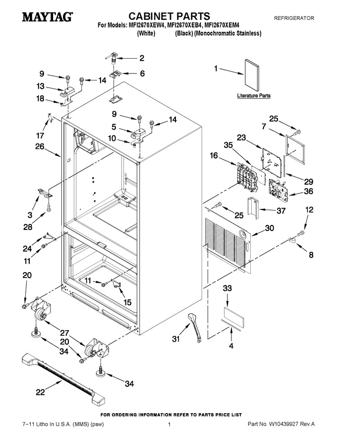 Diagram for MFI2670XEW4