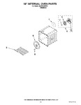 Diagram for 10 - 18`` Internal Oven Parts