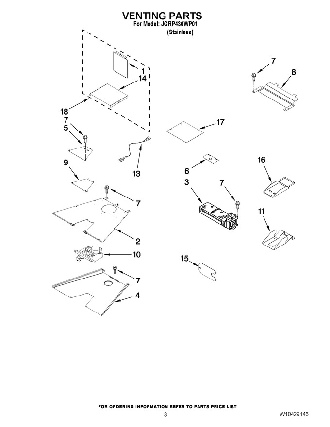 Diagram for JGRP430WP01