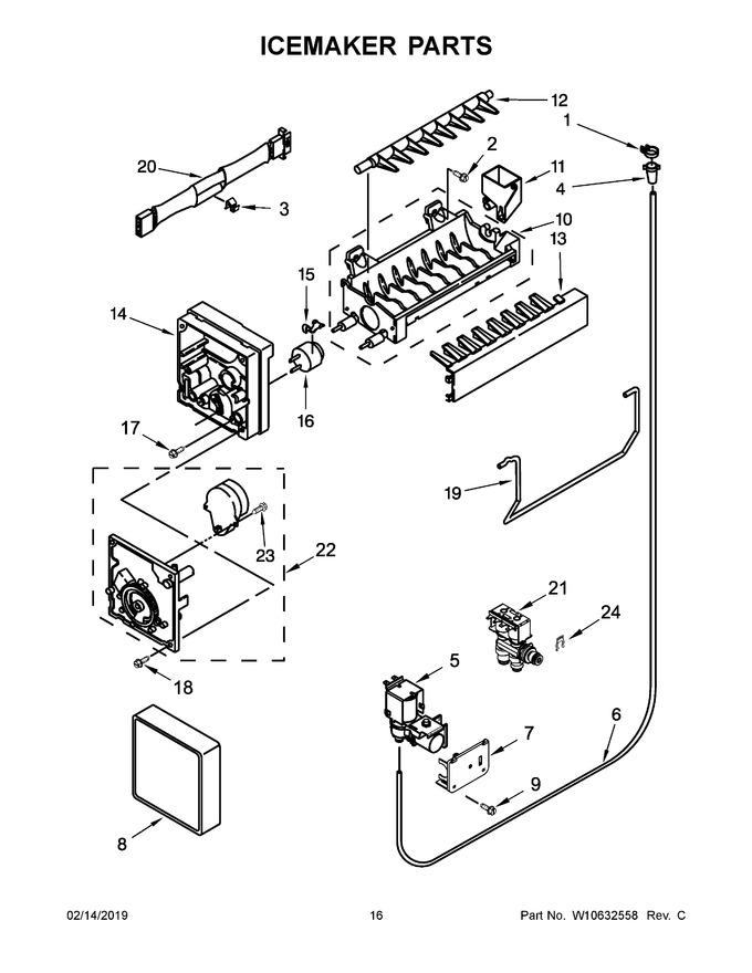 Diagram for MFW2055YEW01