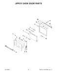 Diagram for 04 - Upper Oven Door Parts