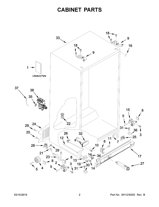 Diagram for ASI2175GRW00
