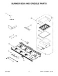 Diagram for 02 - Burner Box And Griddle Parts