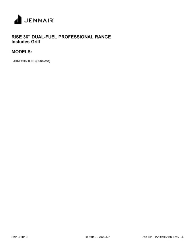 Diagram for JDRP636HL00