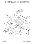Diagram for 03 - Cooktop, Burner, And Griddle Parts