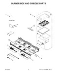 Diagram for 02 - Burner Box And Griddle Parts