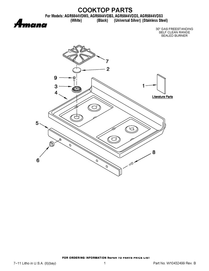 Diagram for AGR5844VDW3