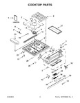 Diagram for 02 - Cooktop Parts