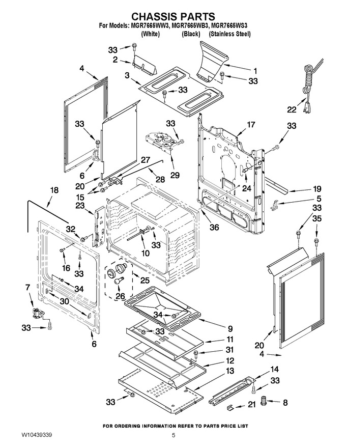 Diagram for MGR7665WS3