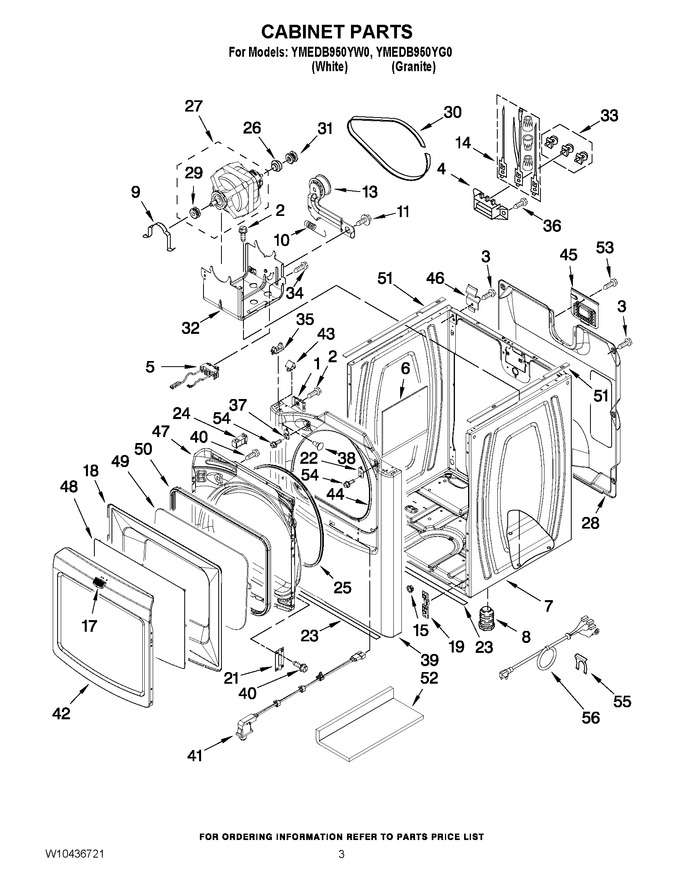 Diagram for YMEDB950YW0