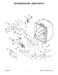 Diagram for 03 - Refrigerator Liner Parts