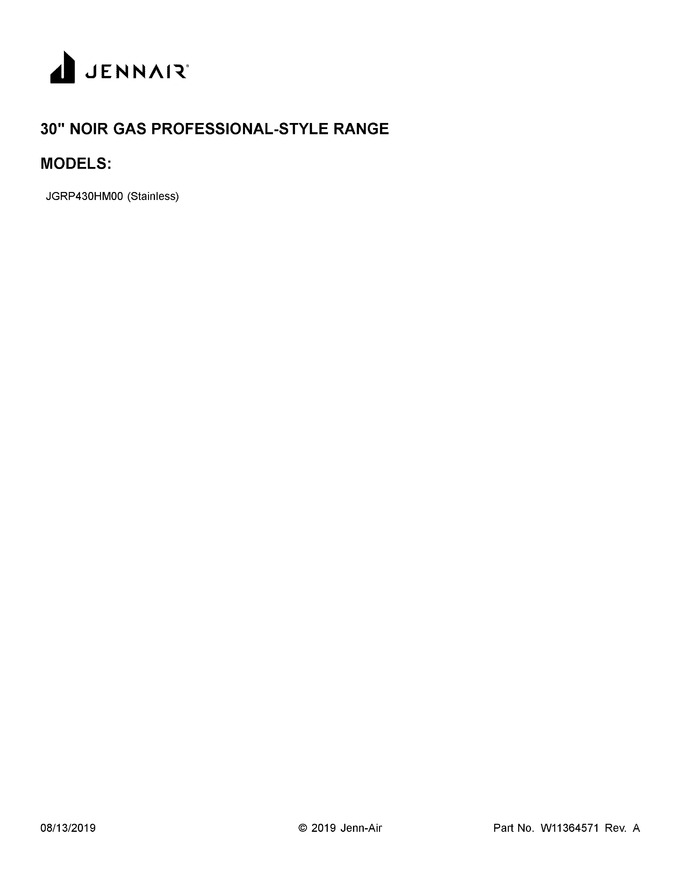 Diagram for JGRP430HM00