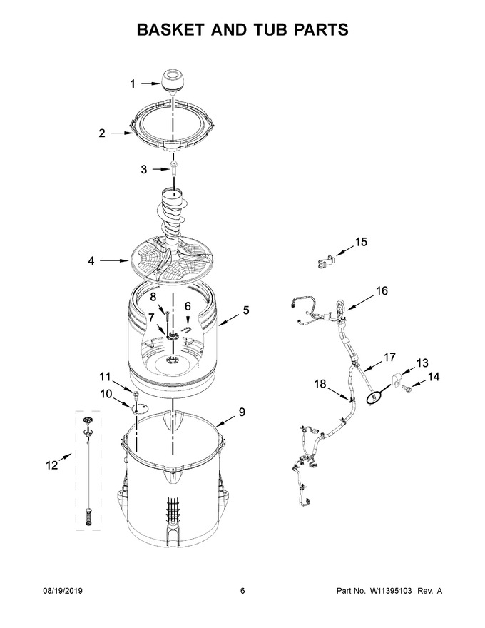 Diagram for MVWC565FW2