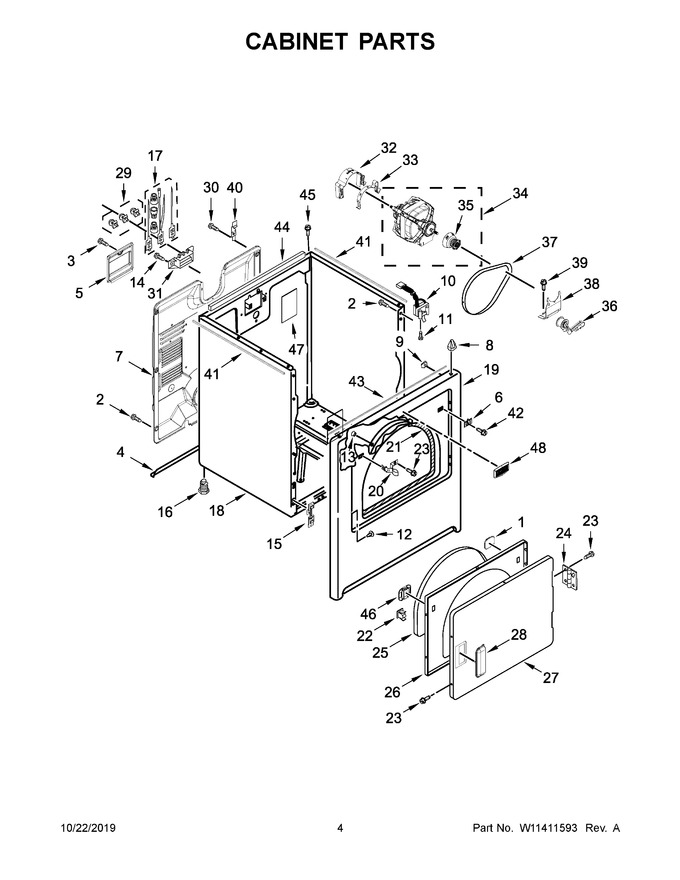 Diagram for 4KMEDC430JW0