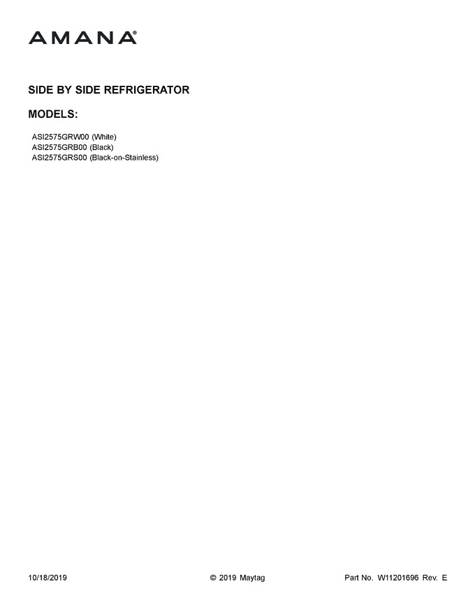 Diagram for ASI2575GRS00
