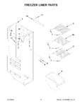 Diagram for 05 - Freezer Liner Parts